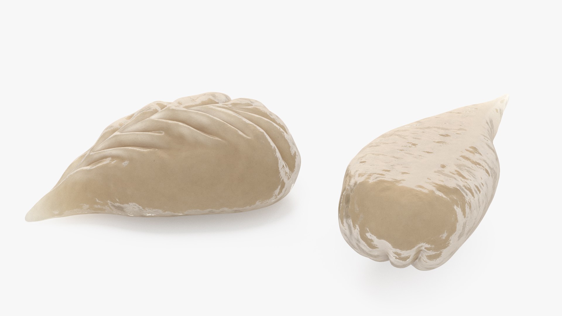 Leaf Shaped Dumpling Cooked 3D Model - TurboSquid 2239821