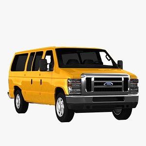 3d model econoline wagon