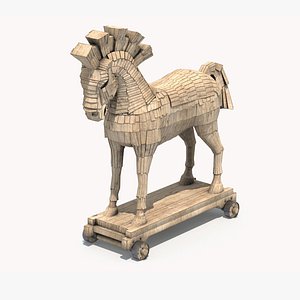 3D mythology horse trojan