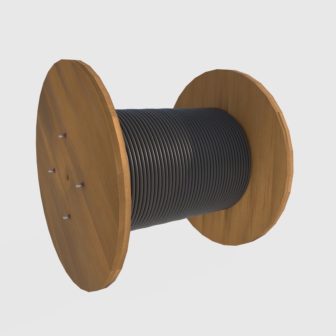 Cable Reel 3D Model - TurboSquid 1937774