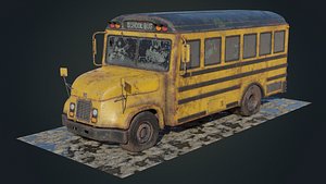 Old Rust School Bus