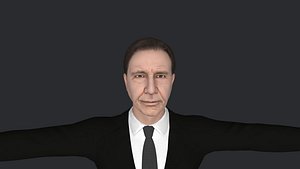 Harrison Ford-V2  Hyper Realistic Full Body Fully Rigged 3D Character 3D model