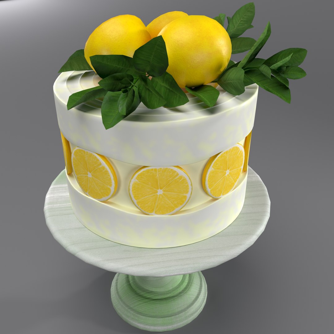 Lemon cake 3D model https://p.turbosquid.com/ts-thumb/Bj/xHWiGN/RQ/cake4/jpg/1645198319/1920x1080/fit_q87/651ffac02fc96163979e72ad33dfddf7fb5c4865/cake4.jpg