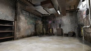 The old  Horror Room 8 3D model
