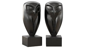 3D Owl figurine