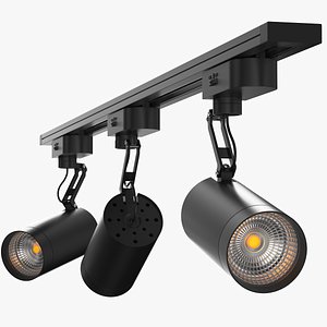 3D Detailed Track Spot Light Home