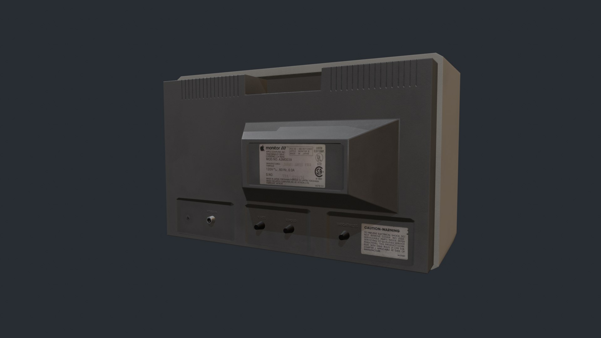 3D Model Apple Monitor III - TurboSquid 2204426