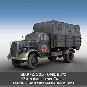 3d 3ds sd - opel blitz