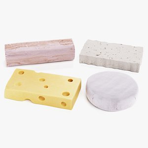 cheese set 3D model