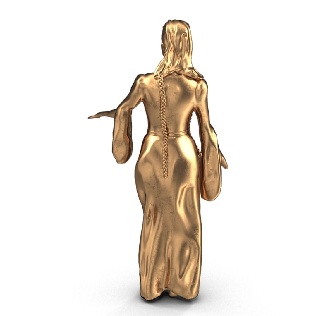 3d Model Statue Georgia