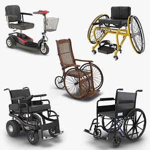 3D wheelchairs 4 model