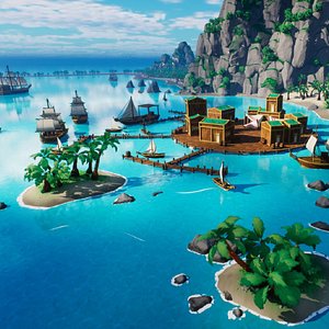 Stylized beach environment unreal engine 5