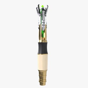 11th doctors sonic screwdriver 3D model