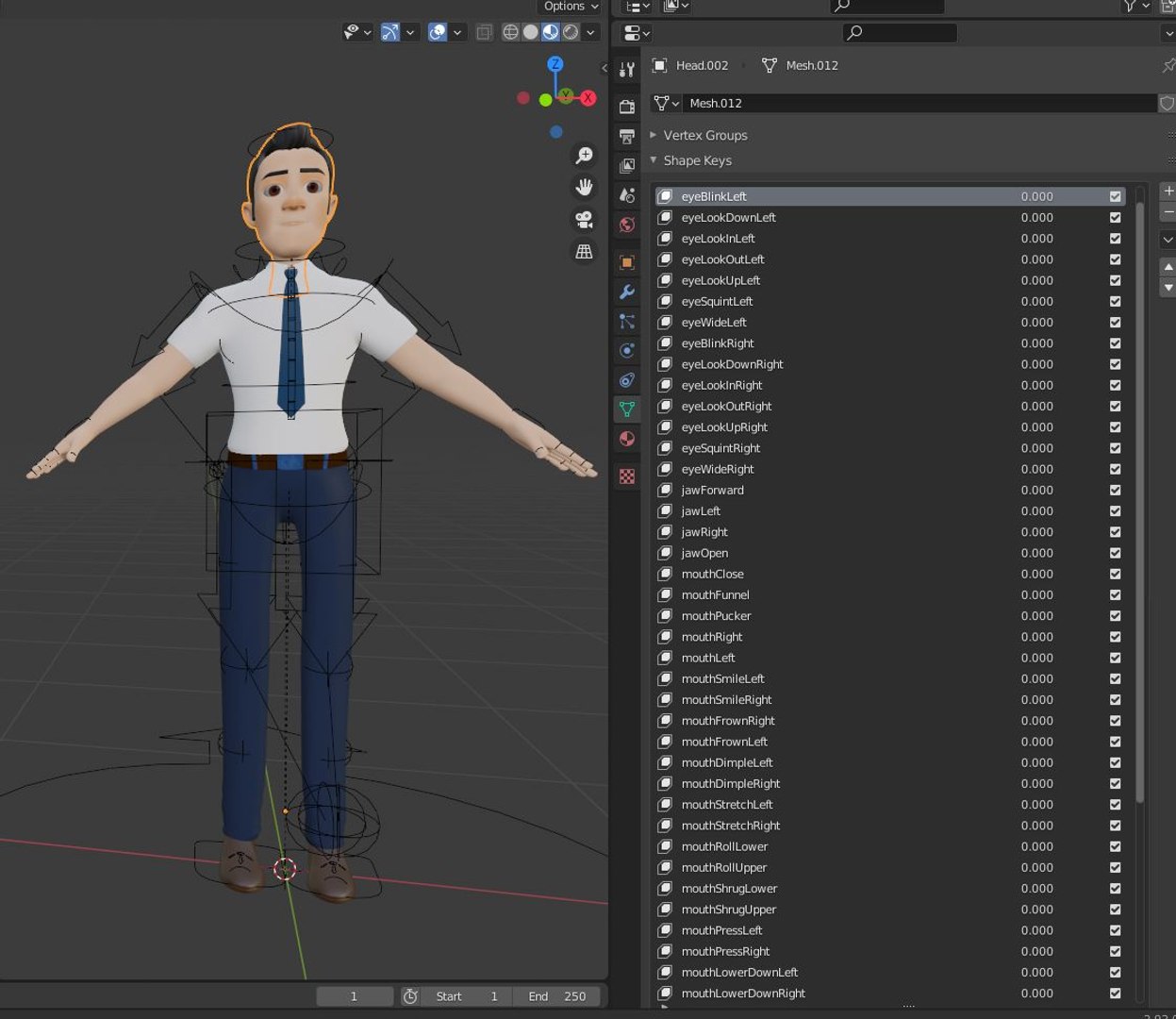 Cartoon Man Rigged 3D Model - TurboSquid 1765754