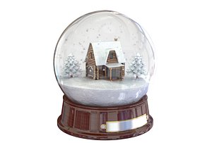 3d model snowglobe