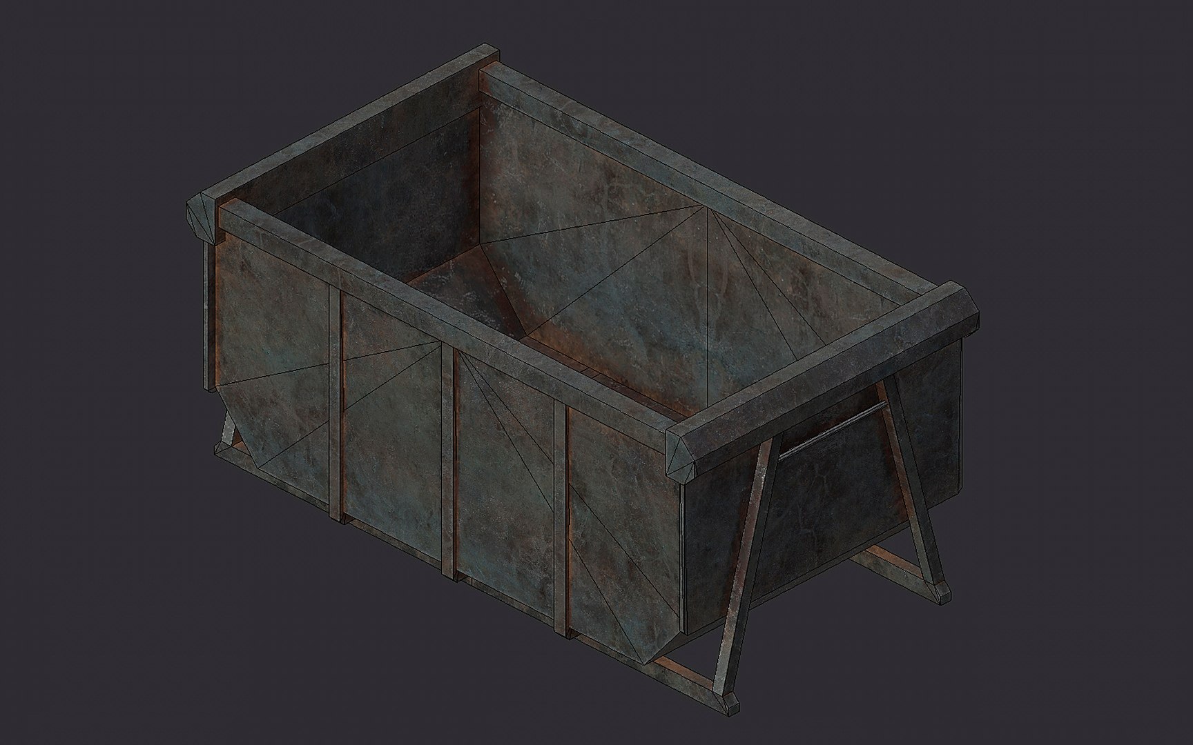 3D Model Dumpster Skip - TurboSquid 1652466