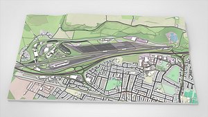 3D model Eurotunnel Terminal Building Folkestone