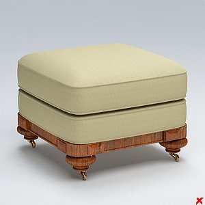 ottoman 3d max