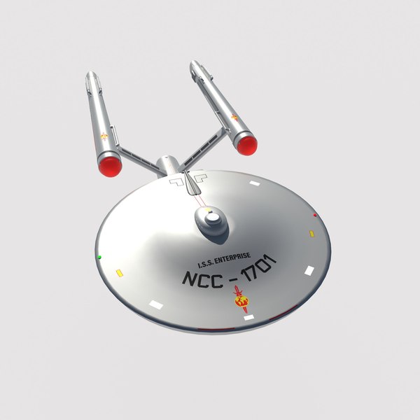 3D model ship Enterprise NCC-1701 of the Terran Empire