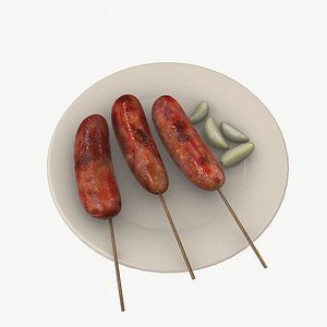 Asia food Sausage model