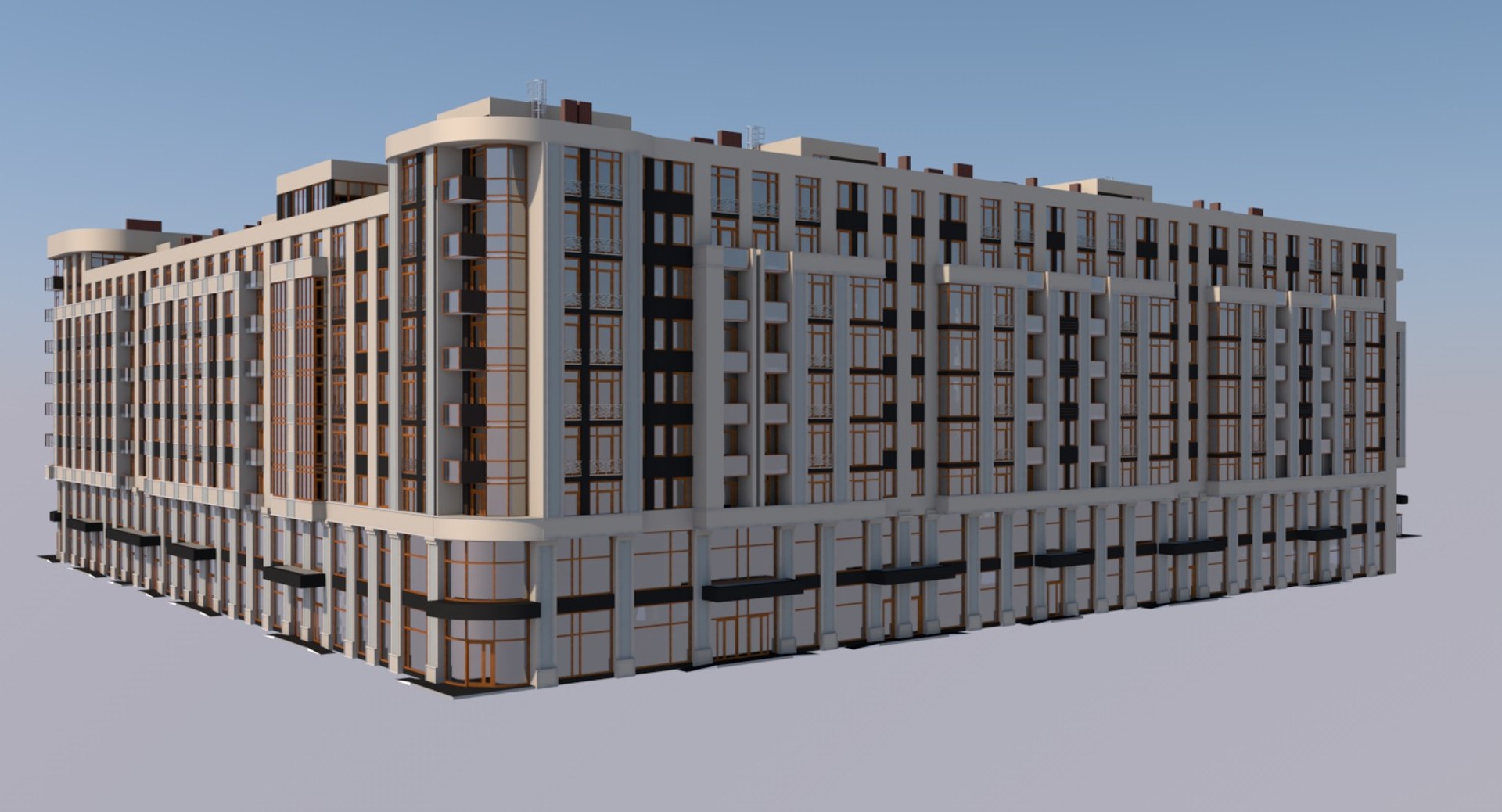 Residential Apartment Condominium 3D Model - TurboSquid 1230987