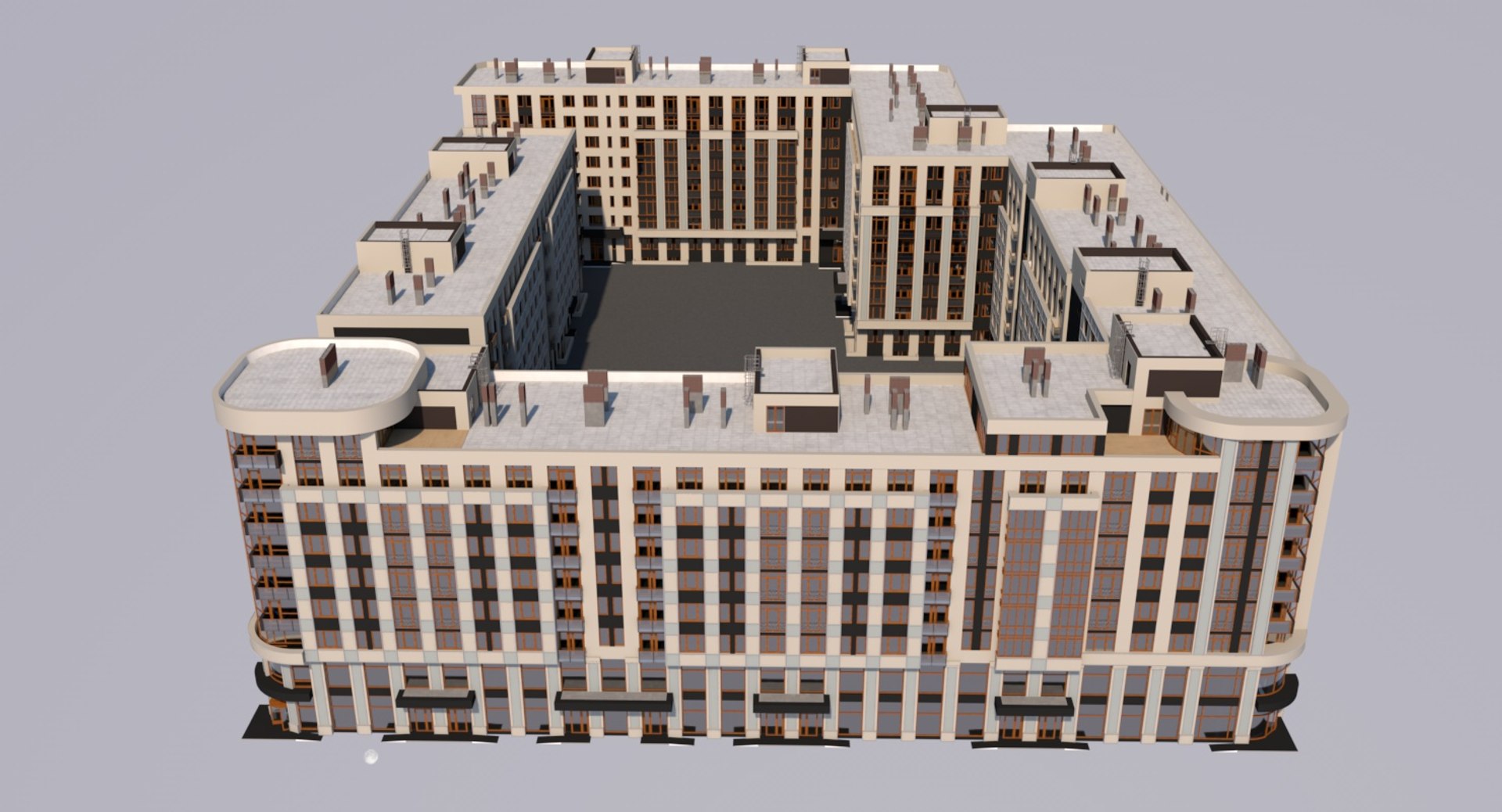 Residential Apartment Condominium 3D Model - TurboSquid 1230987