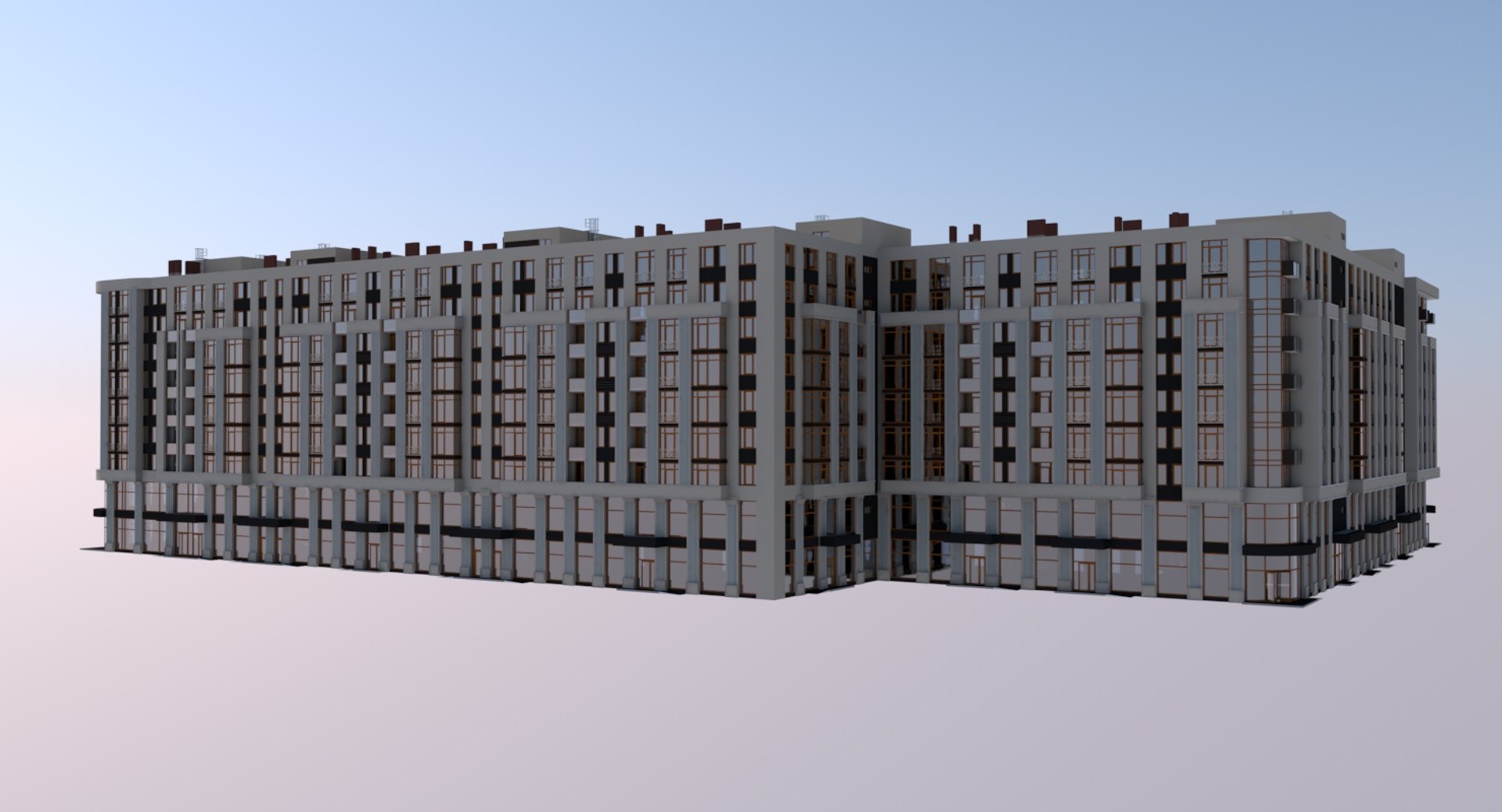 Residential Apartment Condominium 3D Model - TurboSquid 1230987