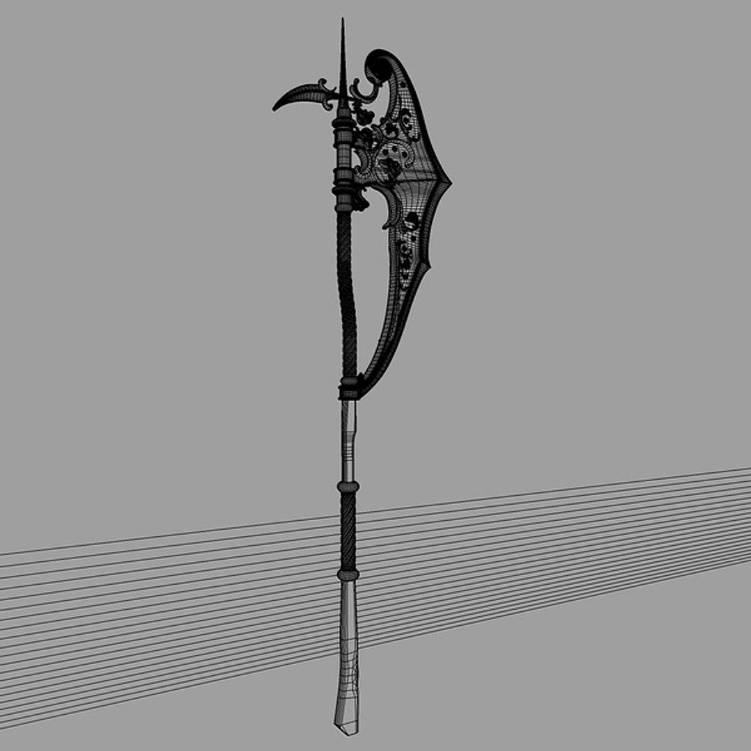 C4d Gothic Axe