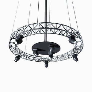 Circle Truss  Stage Lights 01 3D model