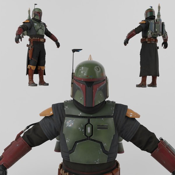 3D Boba Fett Lowpoly Rigged model - TurboSquid 2034116