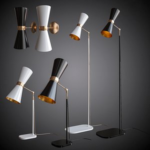 Set of table lamps wall lamps floor lamps Cairo