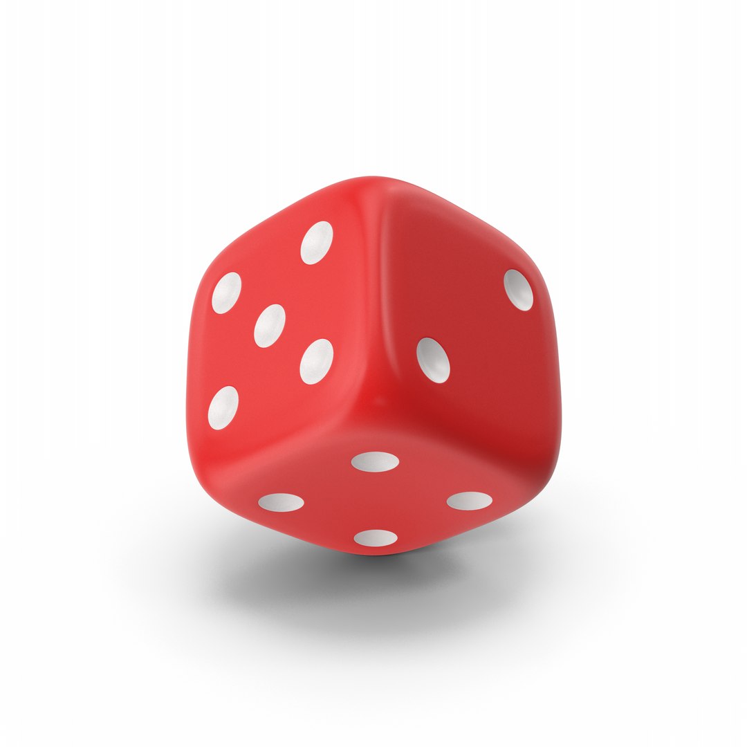 3D Red Dice Model - TurboSquid 2146418