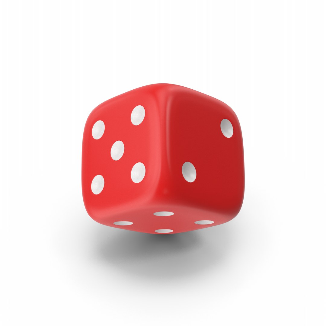 3D Red Dice Model - TurboSquid 2146418