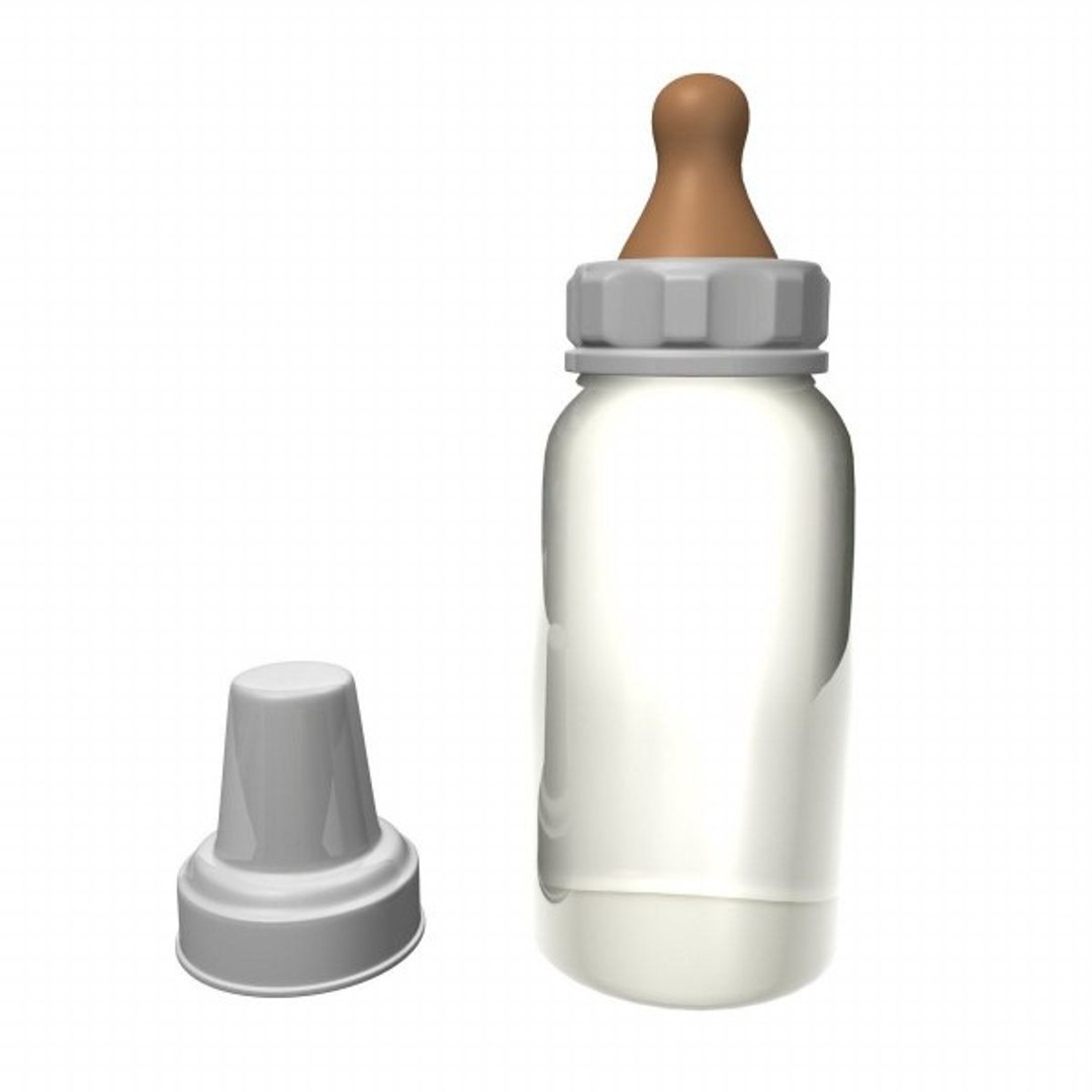 3d Feeding Bottle Model