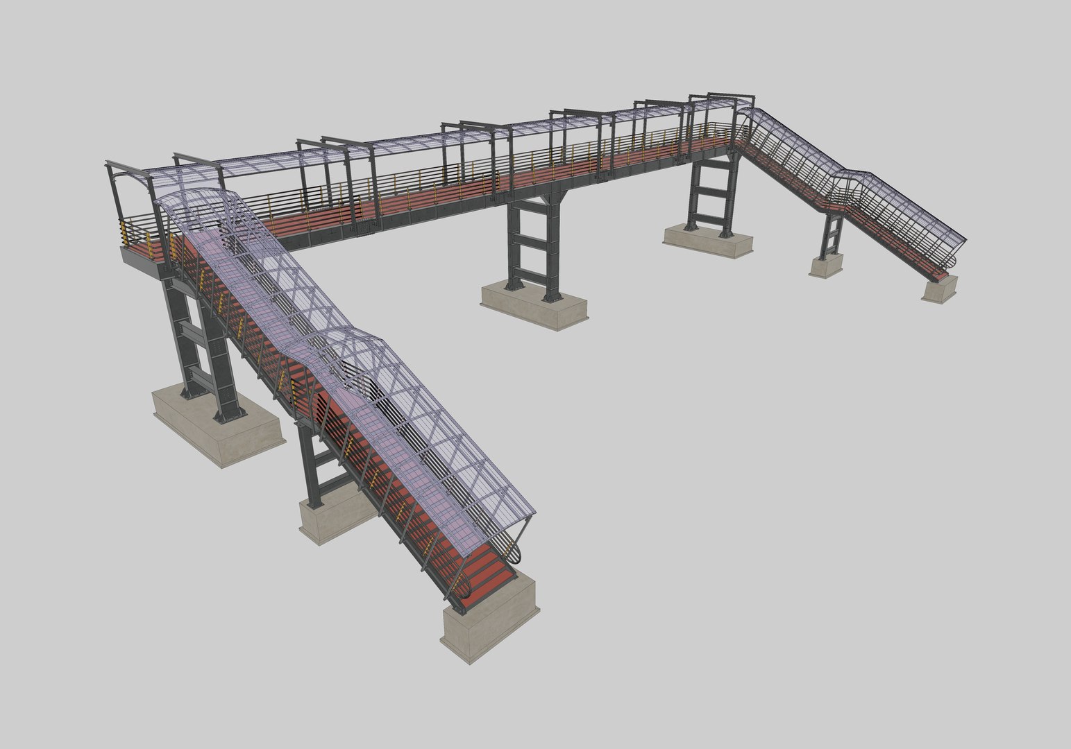 3D model Steel Pedestrian Bridge-Three Columns-Pipe Rail-Straight Type-8 https://p.turbosquid.com/ts-thumb/Bl/8fb9ye/1L/22/jpg/1650392206/1920x1080/fit_q87/aa61df91d3fca8e4f1b60507ac9e1996527aacea/22.jpg