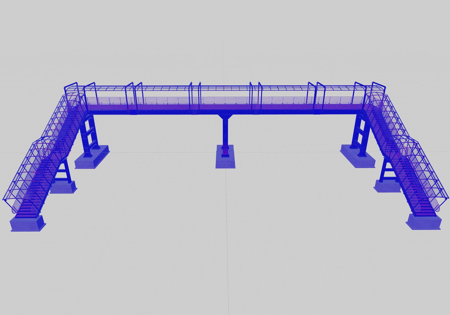 3D model Steel Pedestrian Bridge-Three Columns-Pipe Rail-Straight Type-8 https://p.turbosquid.com/ts-thumb/Bl/8fb9ye/C3/8/jpg/1650392167/1920x1080/fit_q87/b8151b7ca58649fa61b5ffa267e215f03a80596c/8.jpg