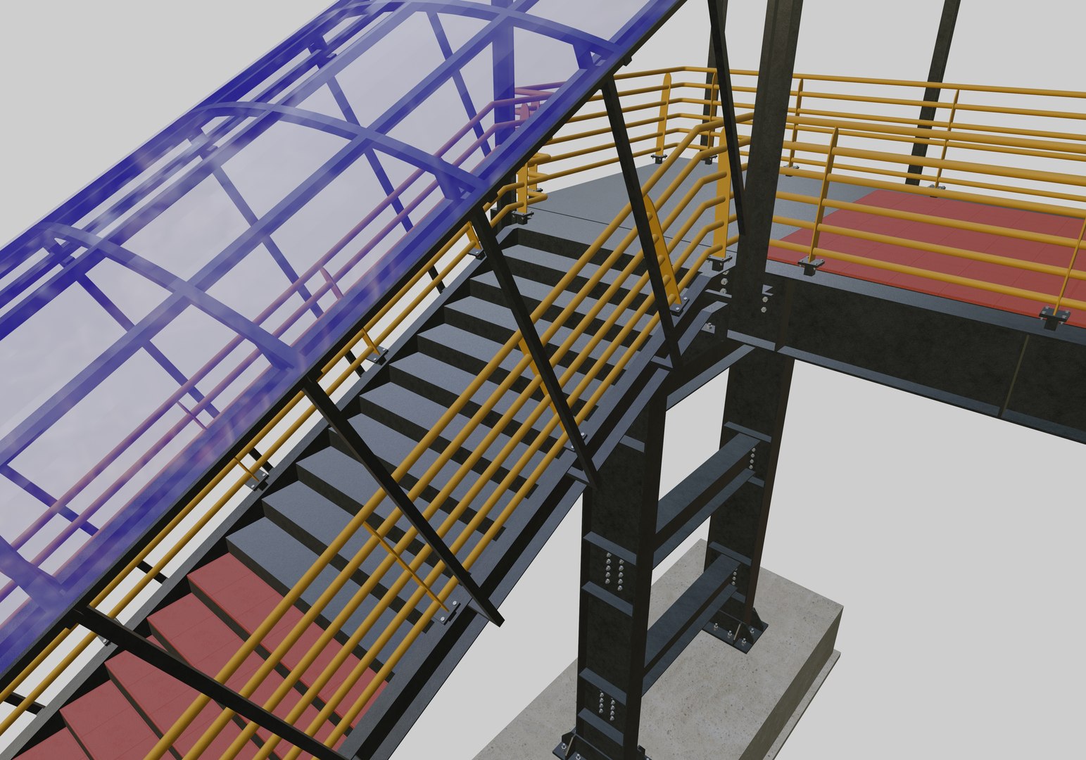 3D model Steel Pedestrian Bridge-Three Columns-Pipe Rail-Straight Type-8 https://p.turbosquid.com/ts-thumb/Bl/8fb9ye/O7/17/jpg/1650392354/1920x1080/fit_q87/726894e1c82f60592e1c3c4f51b9758f64869d92/17.jpg