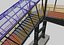 Steel Pedestrian Bridge-Three Columns-Pipe Rail-Straight Type-8