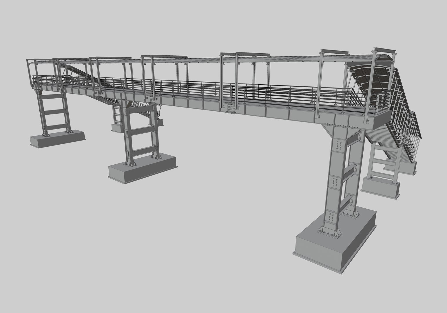 3D model Steel Pedestrian Bridge-Three Columns-Pipe Rail-Straight Type-8 https://p.turbosquid.com/ts-thumb/Bl/8fb9ye/RE/30/jpg/1650392107/1920x1080/fit_q87/c75ac7cad859a30fb0ae0bd0cbcda878225371ac/30.jpg