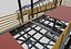 Steel Pedestrian Bridge-Three Columns-Pipe Rail-Straight Type-8