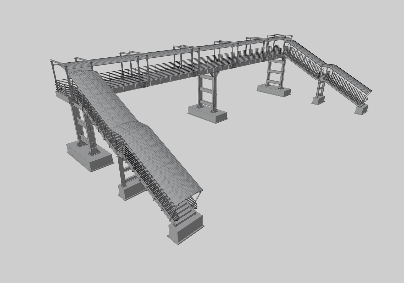 3D model Steel Pedestrian Bridge-Three Columns-Pipe Rail-Straight Type-8 https://p.turbosquid.com/ts-thumb/Bl/8fb9ye/aI/29/jpg/1650392135/1920x1080/fit_q87/72252ab12488e3cd3db093ec8528bac4828d5b8f/29.jpg