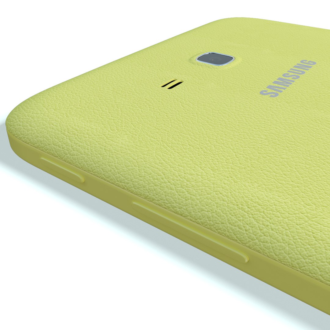 3d realistic samsung galaxy tab model
