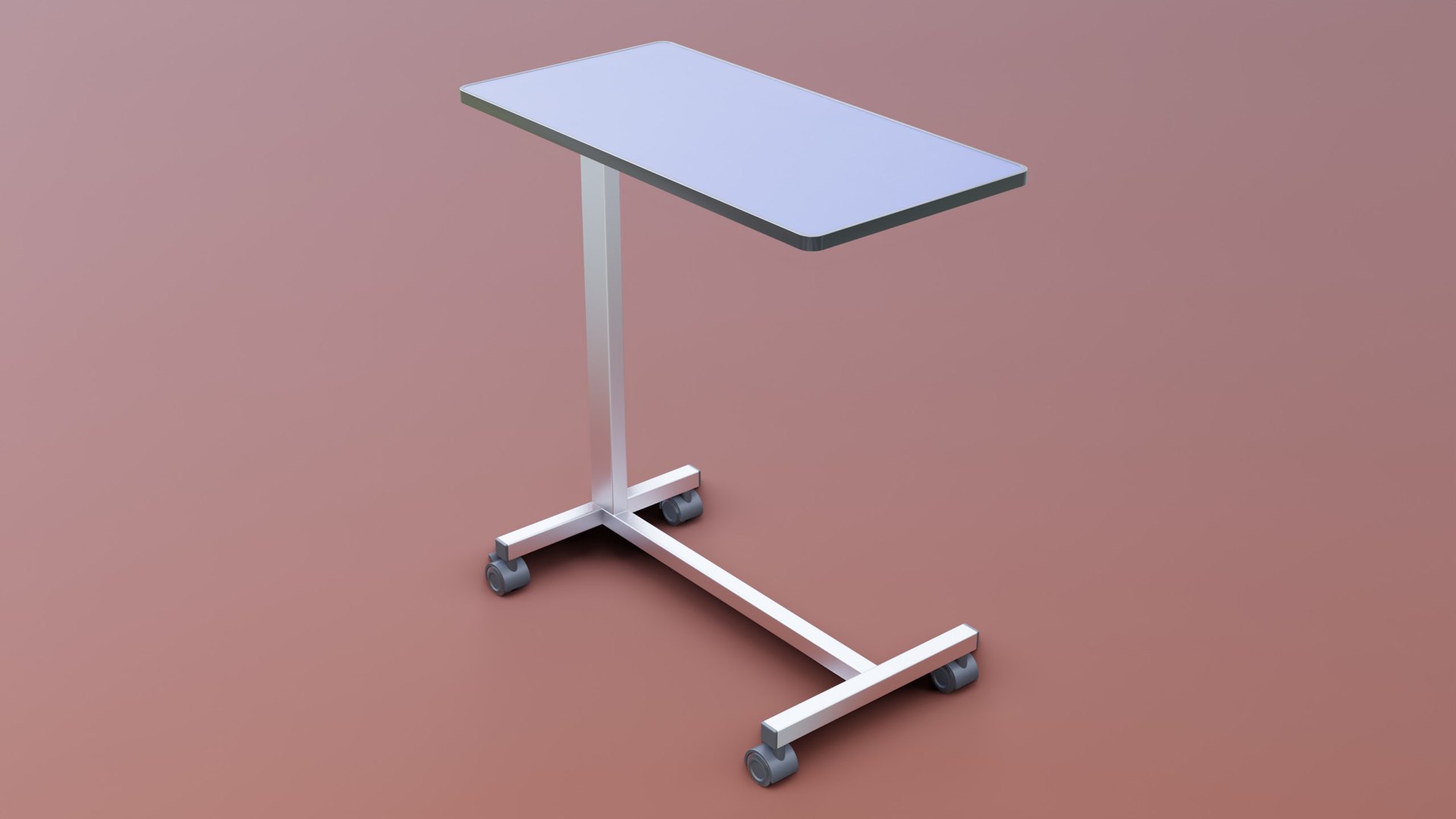 3D Medical Table Overbed Model - TurboSquid 1676299