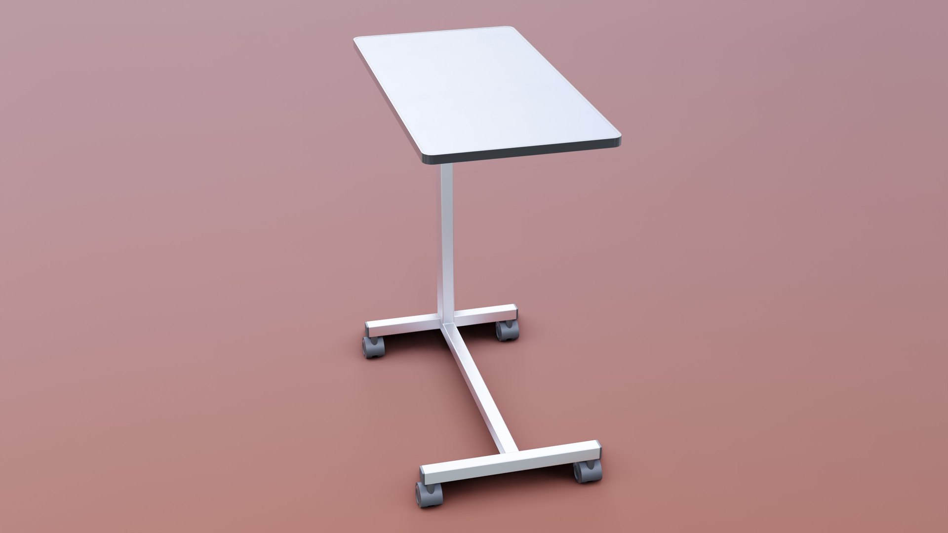 3D Medical Table Overbed Model - TurboSquid 1676299