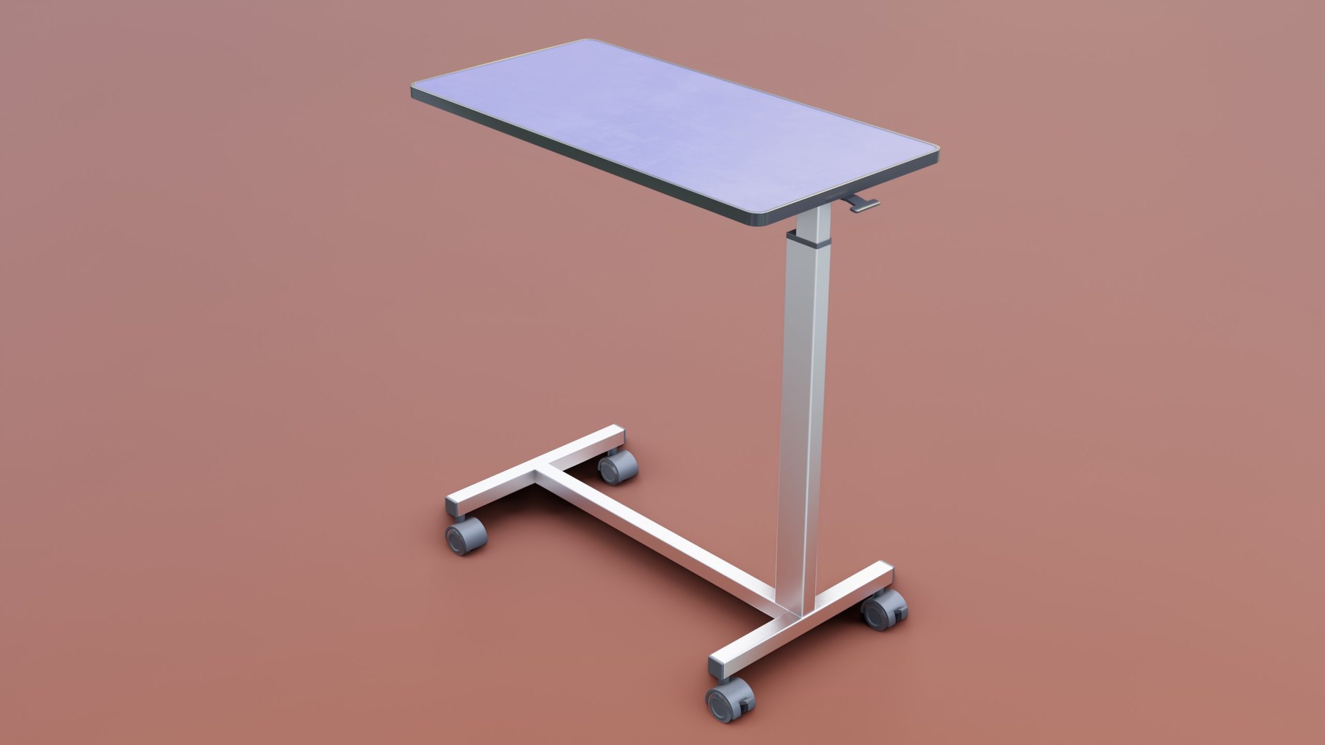 3D Medical Table Overbed Model - TurboSquid 1676299