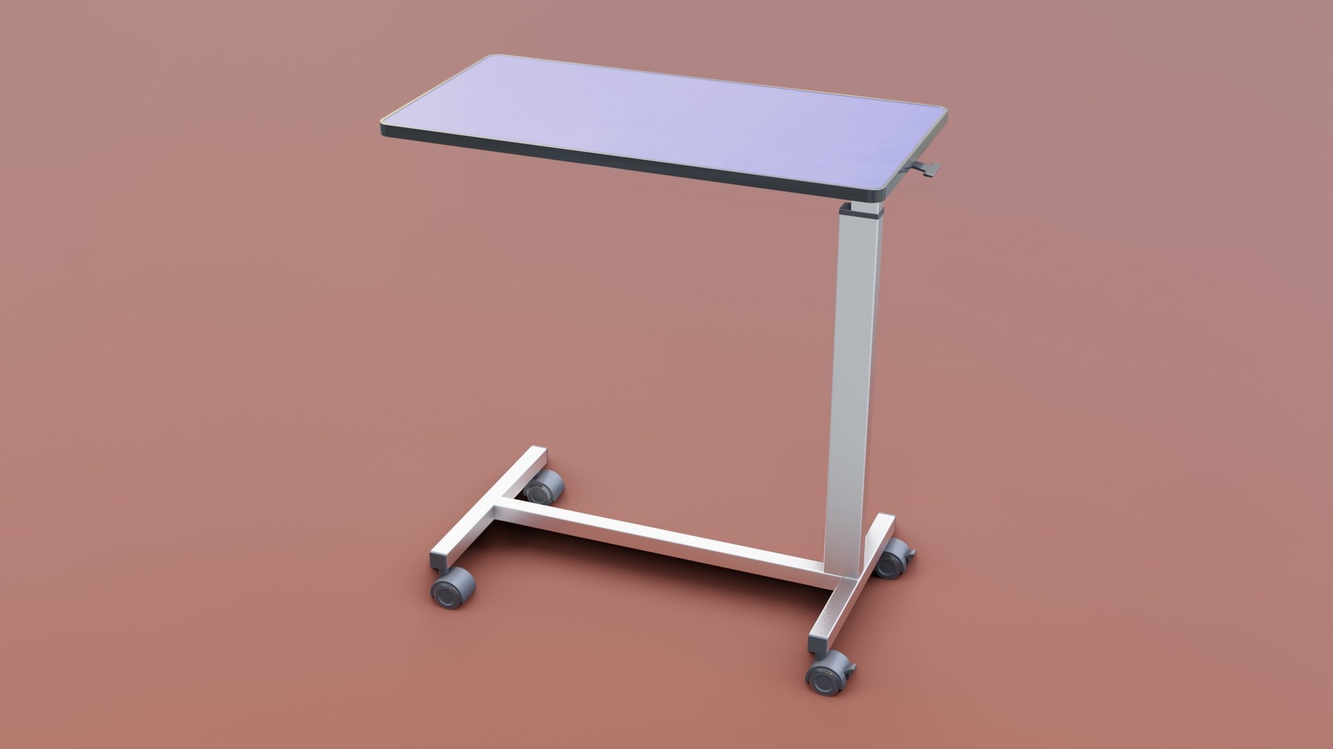 3D Medical Table Overbed Model - TurboSquid 1676299