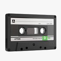 Cassette Tape - TDK D90 1986-1987 US - No Case
