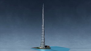 burj khalifa 3D model