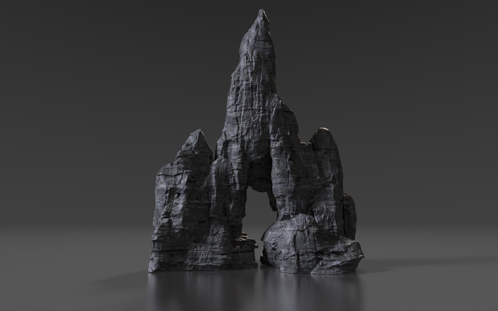 Rock Cliff 3D Model - TurboSquid 1612228