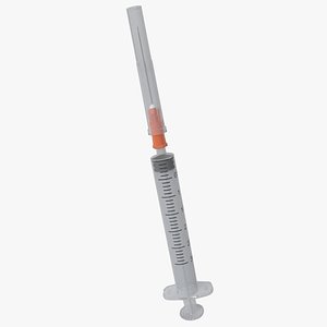syringe 3ml 3D model